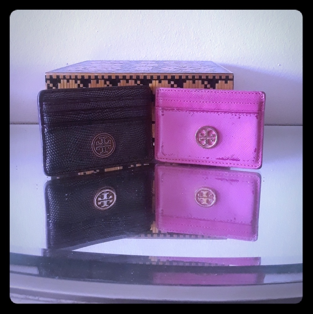 Tory Burch card holder wallets!!